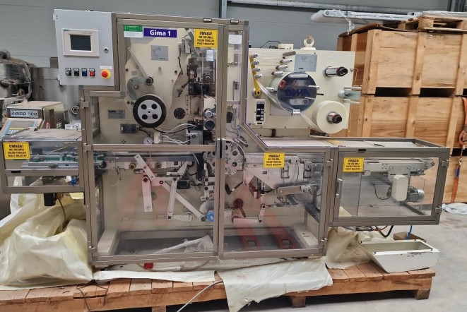 Foliarka Kopertowa / Celofaniarka IMA GIMA (Overwrapper) - 2008r.